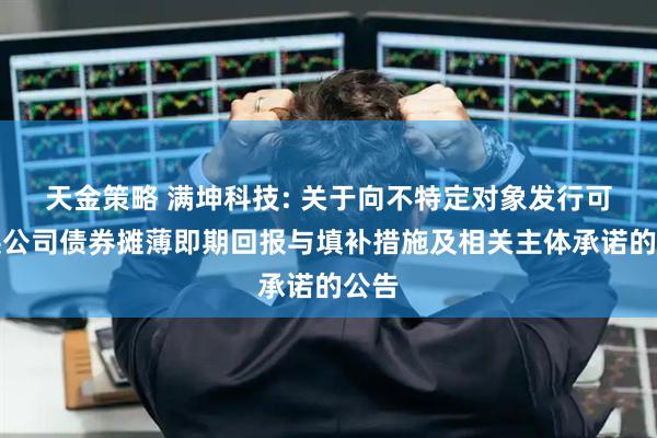 天金策略 满坤科技: 关于向不特定对象发行可转换公司债券摊薄即期回报与填补措施及相关主体承诺的公告